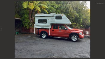 american slide on truck camper