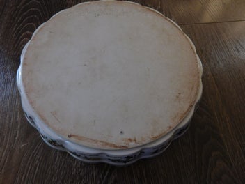 Listing 3 of 5 for 25cm Porcelain Flower Print Round Dish