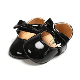 Listing 2 of 5 for Baby Girls Flat Shoes with Bow-Knot, Toddler Soft Sole Princess Christening B