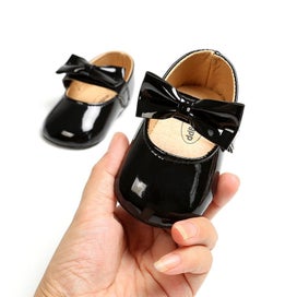 Listing 4 of 5 for Baby Girls Flat Shoes with Bow-Knot, Toddler Soft Sole Princess Christening B