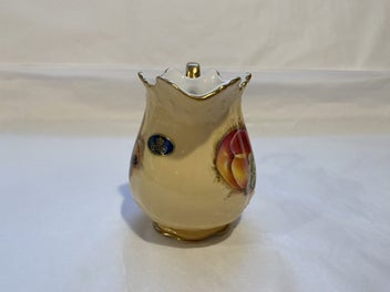 Listing 5 of 7 for Aynsley Orchard Gold Scalloped Jug - Stunning