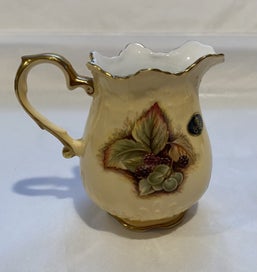 Listing 3 of 7 for Aynsley Orchard Gold Scalloped Jug - Stunning