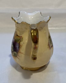 Listing 2 of 7 for Aynsley Orchard Gold Scalloped Jug - Stunning