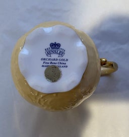 Listing 7 of 7 for Aynsley Orchard Gold Scalloped Jug - Stunning