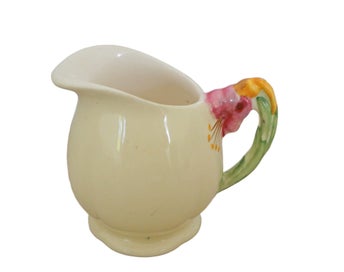 Listing 1 of 5 for Royal Winton Tiger Lily Yellow Cream / Milk Jug - Miniature / Breakfast Set Size