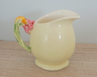 Listing 4 of 5 for Royal Winton Tiger Lily Yellow Cream / Milk Jug - Miniature / Breakfast Set Size