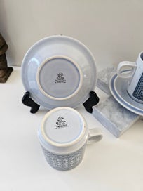 Listing 4 of 4 for Hornsea "Tapestry" Demitasse Cups & Saucers x 6. As New.