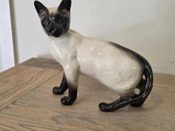 Listing 4 of 10 for Vintage Beswick Pottery - Large Siamese Cat