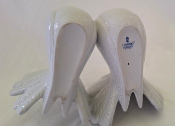 Listing 8 of 15 for +++ CHARMING " LLADRO -SPAIN COUPLE OF DOVES" FIGURINE +++