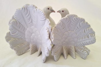 Listing 13 of 15 for +++ CHARMING " LLADRO -SPAIN COUPLE OF DOVES" FIGURINE +++