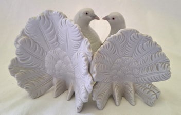 Listing 14 of 15 for +++ CHARMING " LLADRO -SPAIN COUPLE OF DOVES" FIGURINE +++