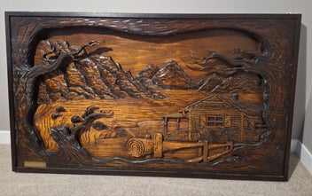 Listing 1 of 1 for Wooden Carving Picture