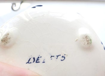 Listing 3 of 3 for vintage small delft light bowl