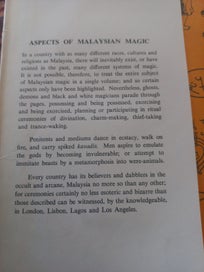 Listing 2 of 2 for Aspects of Malaysian Magic, Asia, art, culture, esoteric, ritual