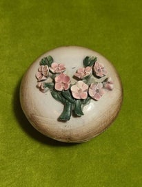 Listing 6 of 6 for Small Capodimonte trinket dish, made in Italy
