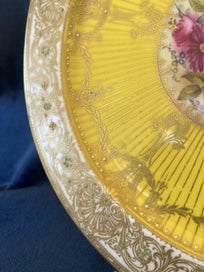 Listing 6 of 9 for Antique Royal Worcester hand painted display plate E Phillips 1922