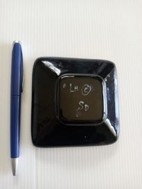 Listing 2 of 3 for PIN DISH - Fabulous Colours - Initials on base