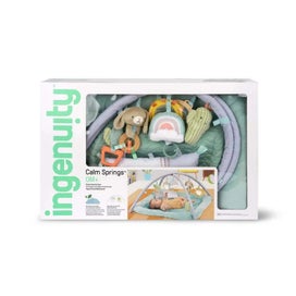 Listing 1 of 2 for Baby Playmat Ingenuity Calm Springs Plush Activity Gym