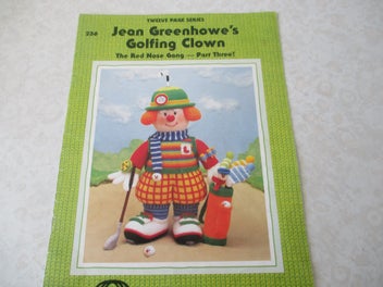 Listing 1 of 5 for Jean Greenhowe's Book - Golfing Clown