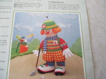 Listing 2 of 5 for Jean Greenhowe's Book - Golfing Clown