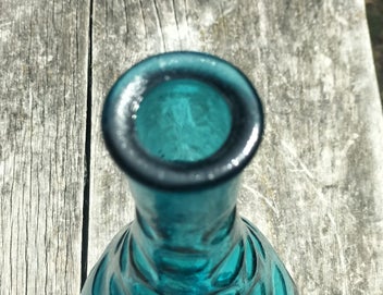 Listing 6 of 7 for Vintage Italian Empoli Glass Genie Bottle