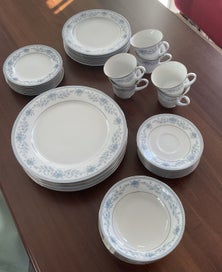 Listing 1 of 9 for Contemporary Noritake Blue Note Dinner Set