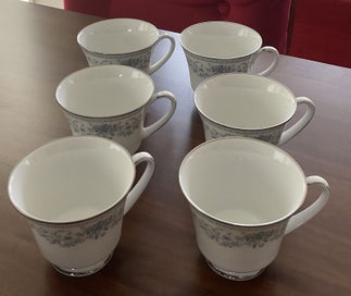 Listing 7 of 9 for Contemporary Noritake Blue Note Dinner Set
