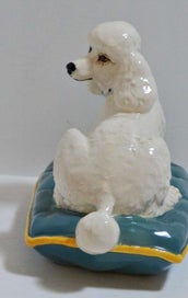 Listing 7 of 7 for Love POODLES? Sweet. Regal Recumbent Poodle fine china