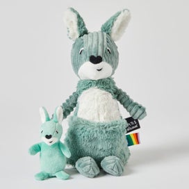 Listing 2 of 4 for Les Deglingos Ptipotos Green Kangaroo & Joey