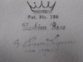 Listing 2 of 2 for Crown Lynn Side-plates x 3 - Fashion Rose