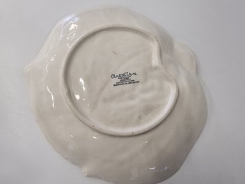 Listing 3 of 3 for Carlton Ware Foxglove Leaf Dish