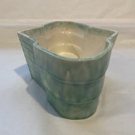 Listing 4 of 6 for Beswick Green Trough Vase - Stunning and Rare