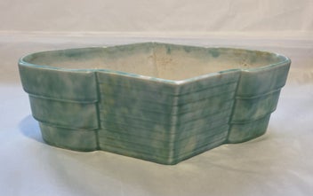 Listing 3 of 6 for Beswick Green Trough Vase - Stunning and Rare