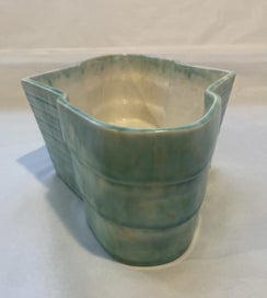 Listing 2 of 6 for Beswick Green Trough Vase - Stunning and Rare