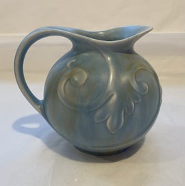 Listing 3 of 8 for Beswick Mr Symcox Pot Belly Jug Scandi Blue-Grey - Stunning