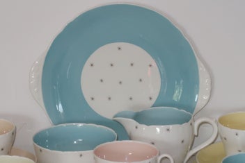 Listing 4 of 7 for ***RARE SHELLEY "POLE STAR" TEA SET C1950'S***