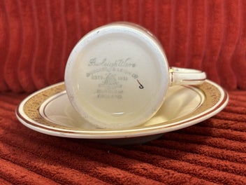 Listing 5 of 5 for Art Deco Burleigh Ware "Zenith" Tea Cup and Saucer - Styled from 1930's