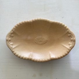 Listing 3 of 8 for VINTAGE Crown Devon A150 Basket & 2 Matching Plates Set Blushware/Floral