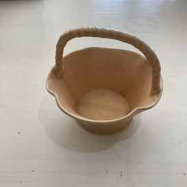 Listing 7 of 8 for VINTAGE Crown Devon A150 Basket & 2 Matching Plates Set Blushware/Floral