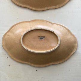 Listing 6 of 8 for VINTAGE Crown Devon A150 Basket & 2 Matching Plates Set Blushware/Floral