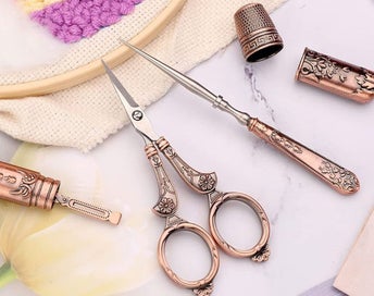 Listing 3 of 7 for Vintage Scissors for Crafts, - Vintage Sewing Kit for Sewing Needlework