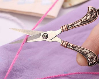Listing 4 of 7 for Vintage Scissors for Crafts, - Vintage Sewing Kit for Sewing Needlework