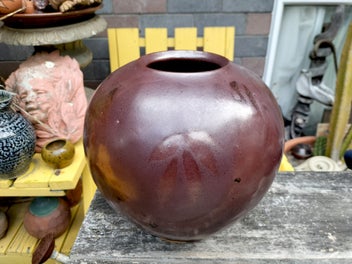 Listing 1 of 9 for NZ Potter Paul Fisher Stoneware Boulder Vase