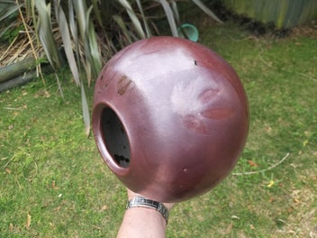 Listing 6 of 9 for NZ Potter Paul Fisher Stoneware Boulder Vase