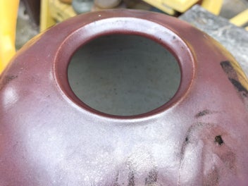 Listing 8 of 9 for NZ Potter Paul Fisher Stoneware Boulder Vase