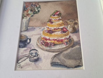 Listing 8 of 18 for +++ ORIGINAL SIGNED STILL LIFE WATERCOLOUR PAINTING +++
