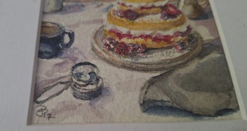 Listing 9 of 18 for +++ ORIGINAL SIGNED STILL LIFE WATERCOLOUR PAINTING +++