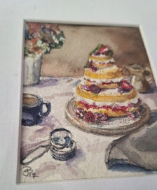 Listing 15 of 18 for +++ ORIGINAL SIGNED STILL LIFE WATERCOLOUR PAINTING +++