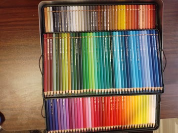 Listing 1 of 5 for 120 FABER CASTELL POLYCHROMOS COLOR PENCILS IN TIN, INCLUDES NEW COLOR WHEEL