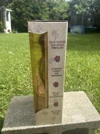 Listing 2 of 4 for Unique collection- Russ Berrie. HAND PAINTED FINE BISQUE PORCELAIN.